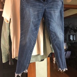 American Eagle cropped jeggings 14 regular